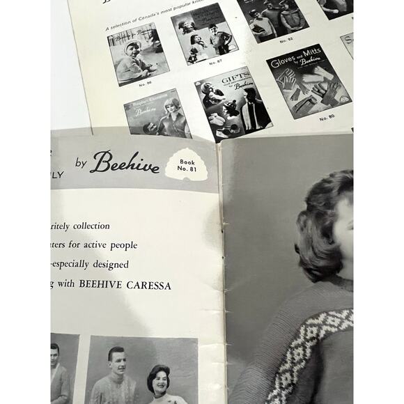 Beehive Vintage Knitting Pattern Books Booklets 1950’s 1960’s - Picture 6 of 13